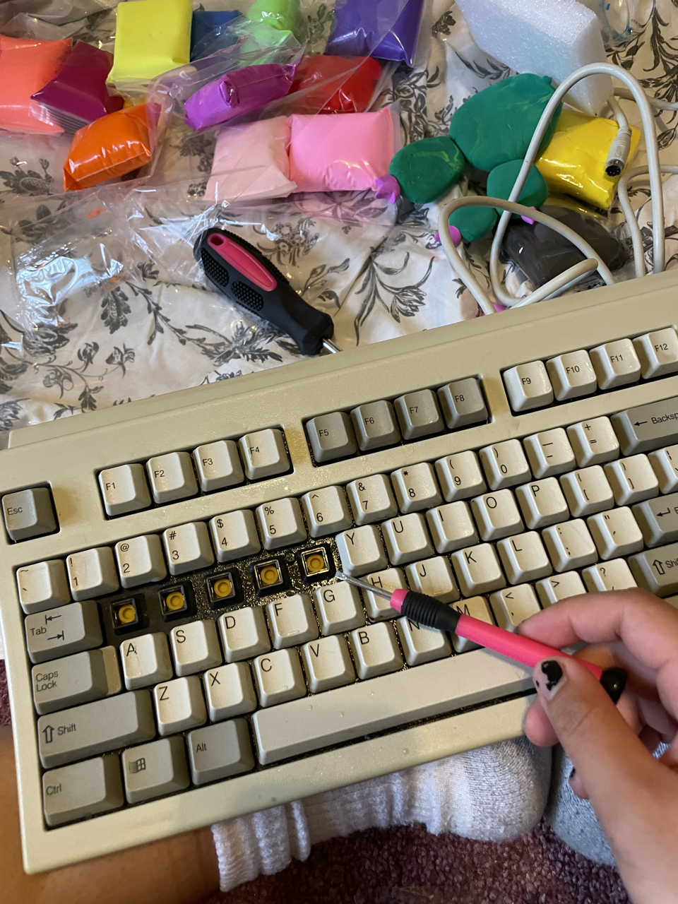 keyboard construction wip