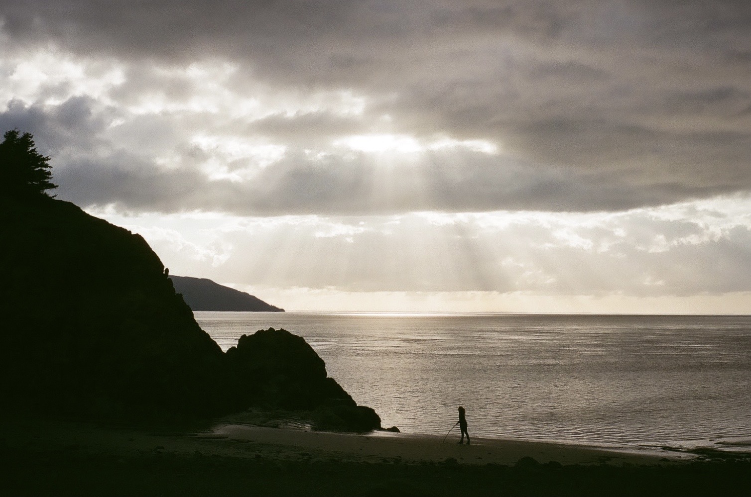 film photo of beluga point