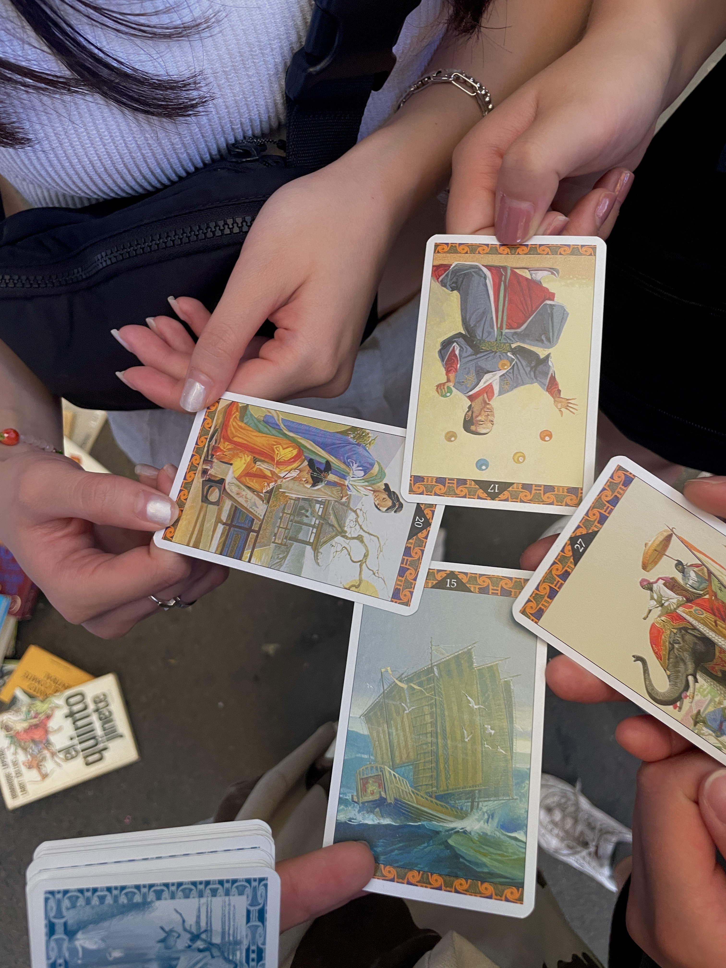 flea market tarot cards