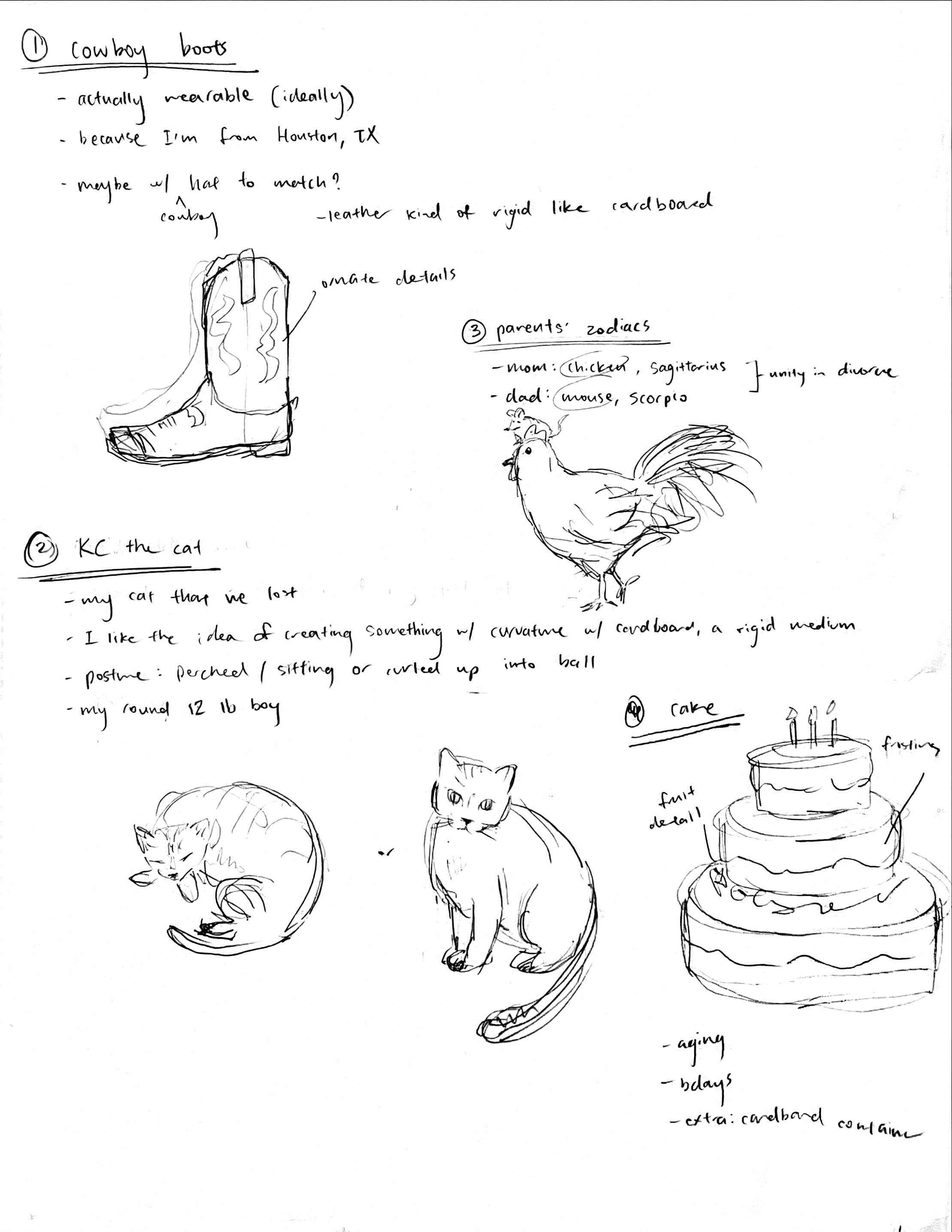 happy day! initial sketches