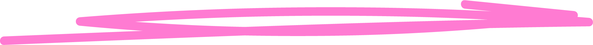 pink underline scribble
